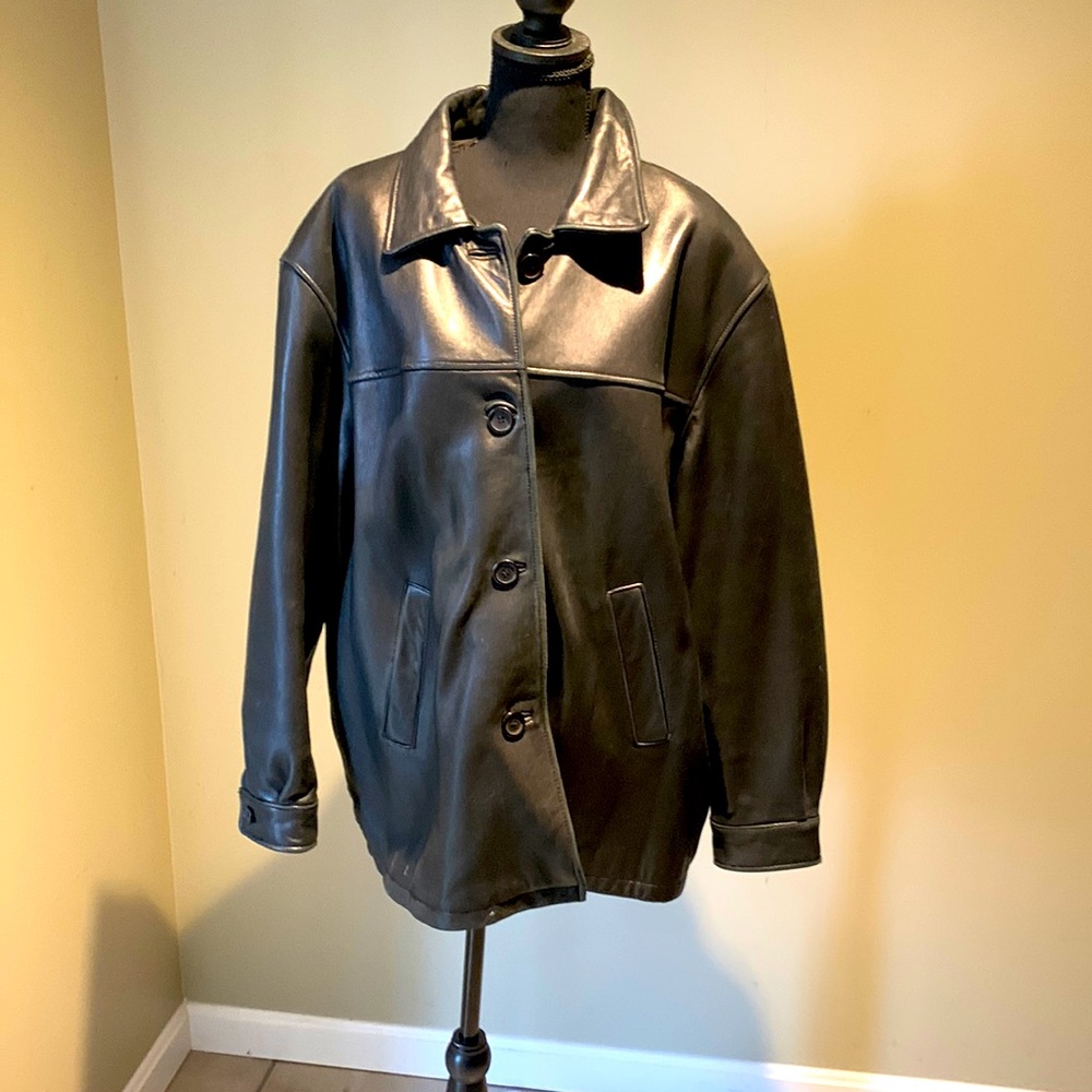 Classic Black Leather Jacket